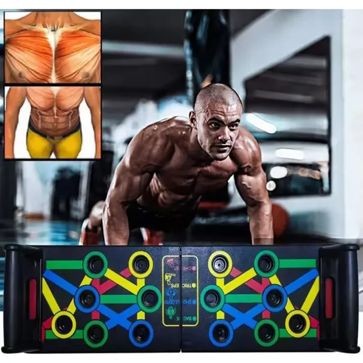 Tabla Para Flexiones Multiuso Color Negro