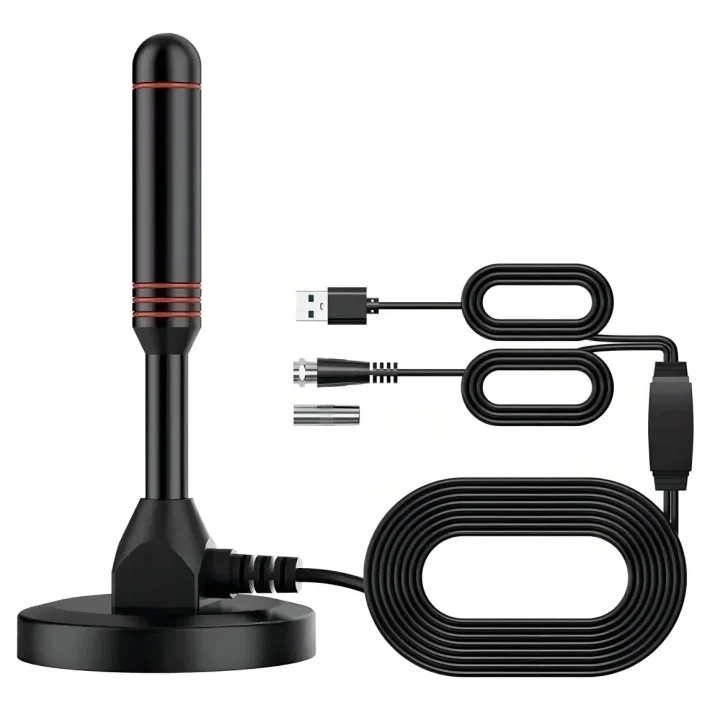 Antena Tv Digital Interior Hd Amplificada Por Usb