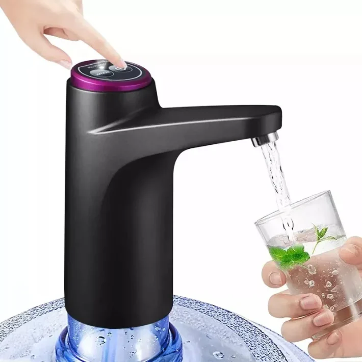 Dispensador Agua Usb Recargable 100l Color Negro