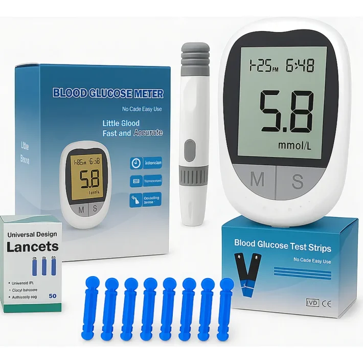 Glucometro Digital Portatil  Blanco