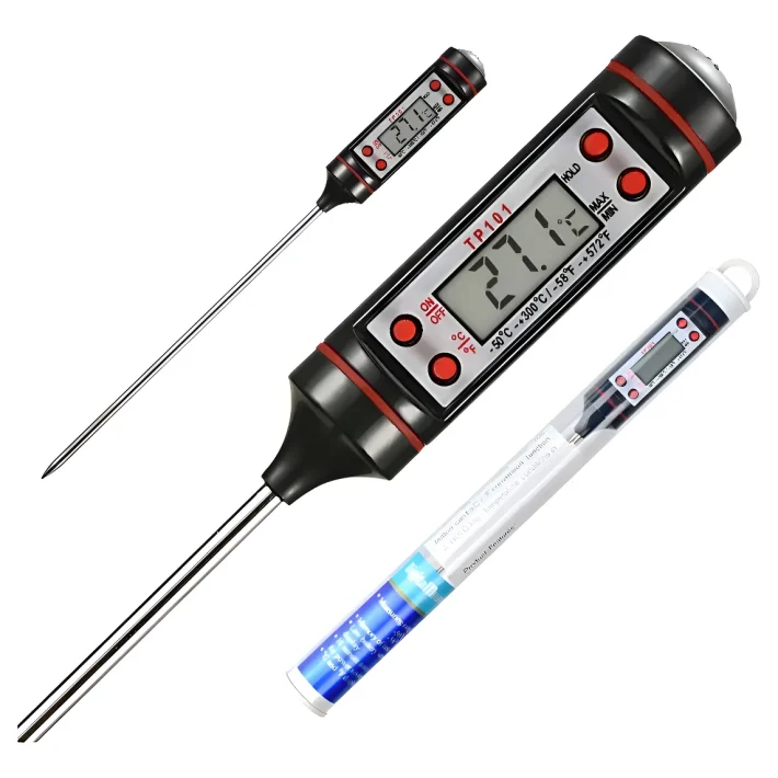 Termómetro Digital Gastronómico Color Negro